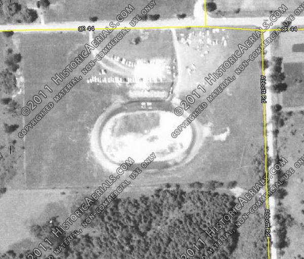 Imlay City Speedway - 1964 Aerial (newer photo)
